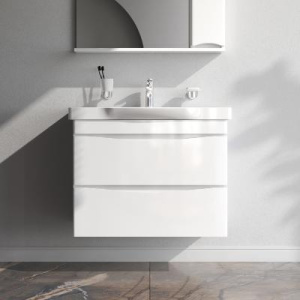 Тумба с раковиной напольная, 80 см