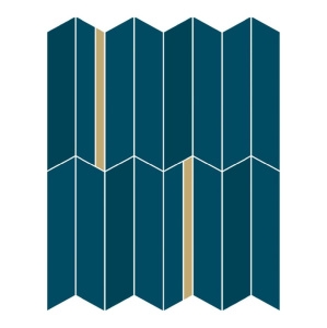 3Д Экспириенс Блу Глосси Мозаика Инфинити