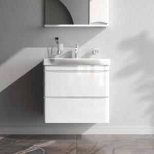 Тумба с раковиной подвесная, 65 см