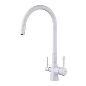 Смеситель для кухни с гибким изливом, с подключением к фильтру с питьевой водой