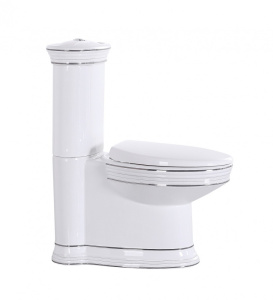 Комплект: Унитаз напольный, сиденье микролифт, механизм 3/6 л