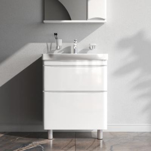 Тумба с раковиной подвесная, 65 см